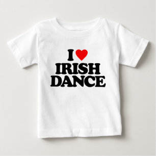 CAMISETA PARA BEBÊ EU AMO A DANÇA IRLANDESA