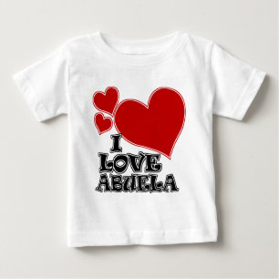 CAMISETA PARA BEBÊ EU AMO ABUELA