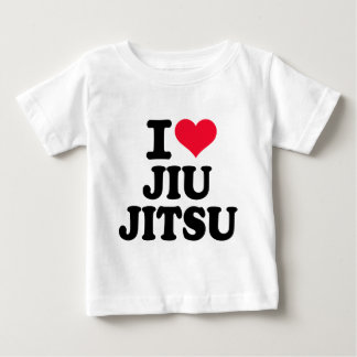 Camiseta Para Bebê Eu amo Jiu Jitsu