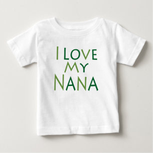 Camiseta Para Bebê Eu Amo Minha Vovó