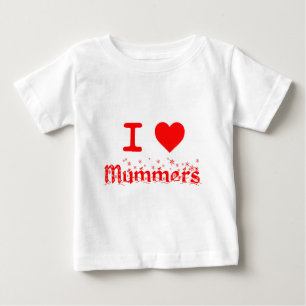 CAMISETA PARA BEBÊ EU AMO MUMMERS
