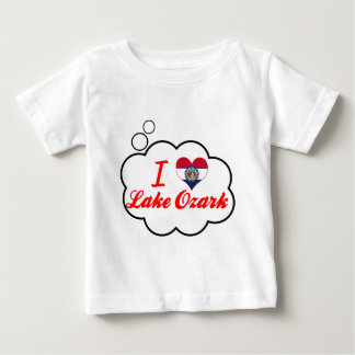 Camiseta Para Bebê Eu amo o lago Ozark, Missouri