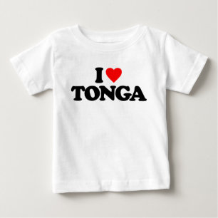 CAMISETA PARA BEBÊ EU AMO TONGA