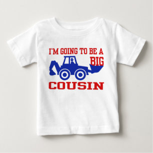 Camiseta Para Bebê Eu estou indo ser um primo grande