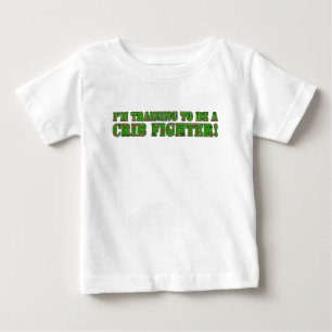 Camiseta Para Bebê Eu estou treinando para ser um lutador Camo da