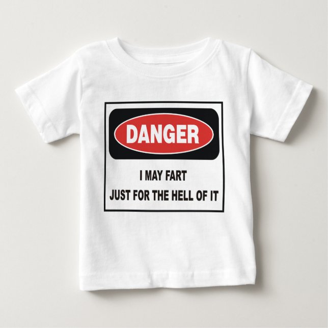 CAMISETA PARA BEBÊ EU POSSO FART APENAS PARA O INFERNO DELE (Frente)