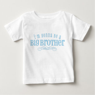 Camiseta Para Bebê Eu serei um grande irmão