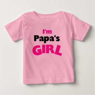 Camiseta Para Bebê Eu sou a garota do papai