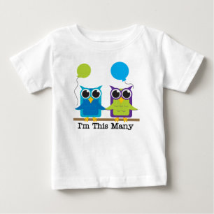 Camiseta Para Bebê Eu sou estes muitos - dois!