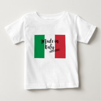 Camiseta Para Bebê Eu sou feito em Italia