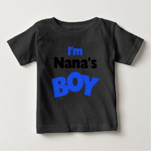 Camiseta Para Bebê Eu sou o menino de Nana