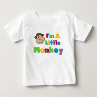 Camiseta Para Bebê Eu sou um macaco pequeno