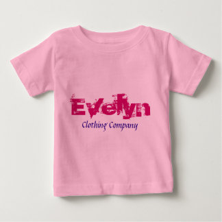 Camiseta Para Bebê Evelyn Name Clothing Company Baby Shirts