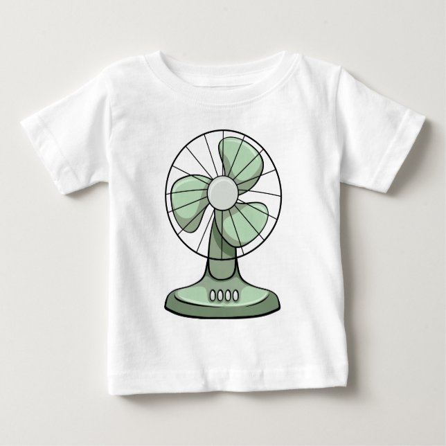 Camiseta Para Bebê Fã elétrico (Frente)