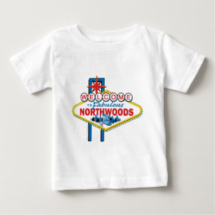 Camiseta Para Bebê Fabuloso-Norte-Madeiras