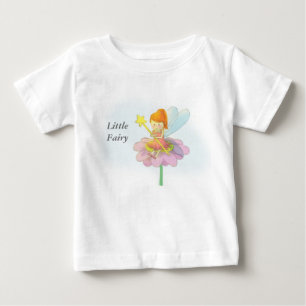 Camiseta Para Bebê Fada Mágica Fofa e Colorida Para Meninas Bebês