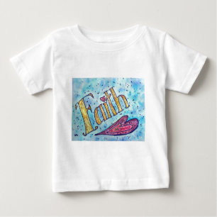 Camiseta Para Bebê Faith