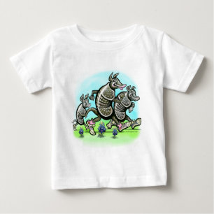 Camiseta Para Bebê Família Dillo