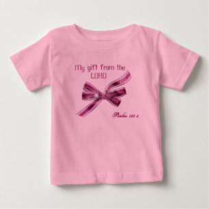 Camiseta Para Bebê Fato de macarrão e Arco bonito Tutu