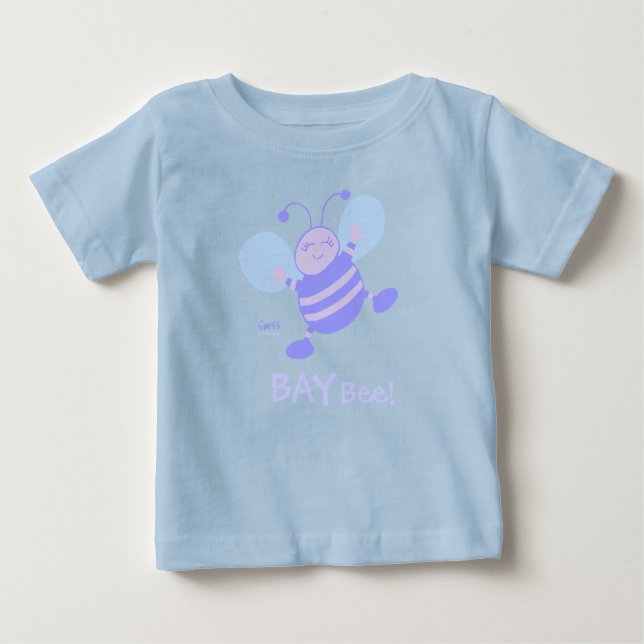 Camiseta Para Bebê Fecho Unisexo De Bebê Bonito (Frente)