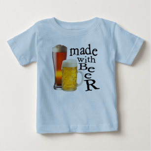 Camiseta Para Bebê Feita com roupa engraçada de criança de bebê