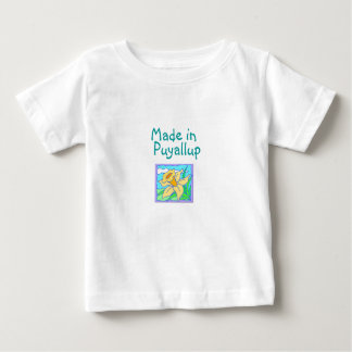 Camiseta Para Bebê Feito em Puyallup