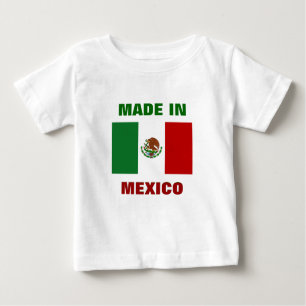 Camiseta Para Bebê Feito no México