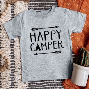 Camiseta Para Bebê Feliz Camper