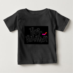 Camiseta Para Bebê Feliz Dia das Bruxas