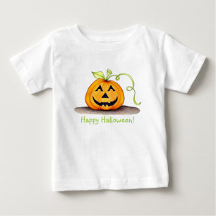 Camiseta Para Bebê Feliz Dia das Bruxas! Todler Shirt