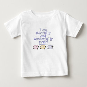 Camiseta Para Bebê Feliz e Maravilhosamente Feita - Azul