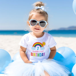 Camiseta Para Bebê Festa de Aniversário Personalizada das Meninas do 