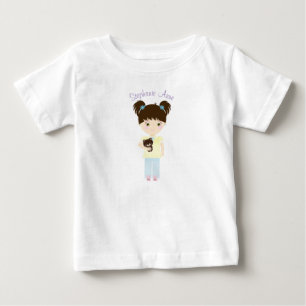 Camiseta Para Bebê Festa de Glamping para Dormir