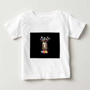 Camiseta Para Bebê Festa de praia em horário de verão