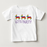 Festa de vamos! Rainbow Baby Birthday Fiesta Piñat