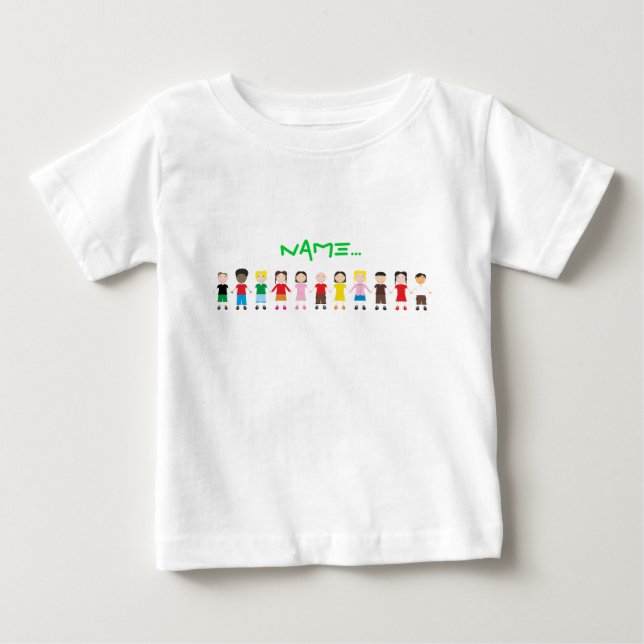 Camiseta Para Bebê Fila Infantil (Frente)