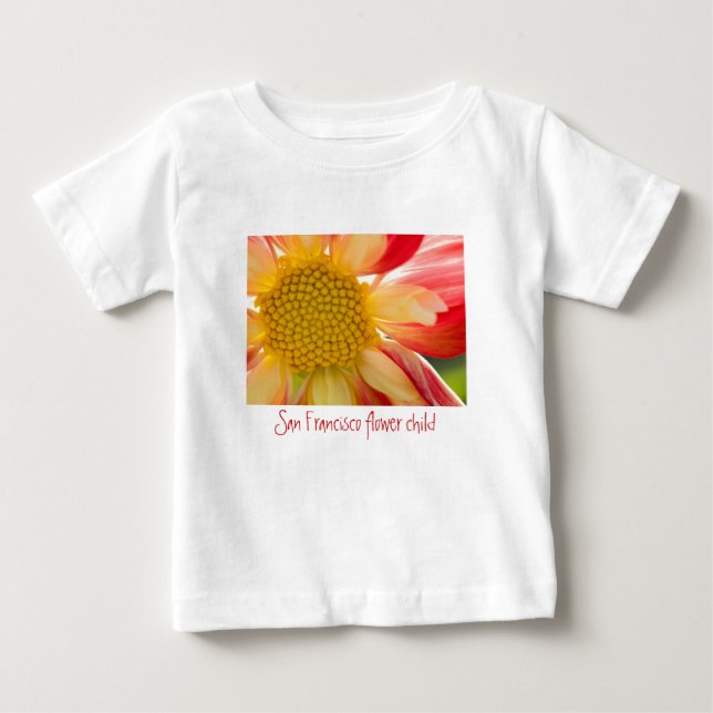 Camiseta Para Bebê Filho da flor de São Francisco (Frente)