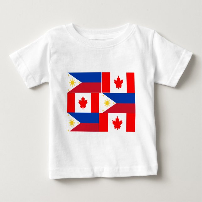 Camiseta Para Bebê Filipino-Canadense.png (Frente)