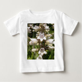 Camiseta Para Bebê Flor Branca