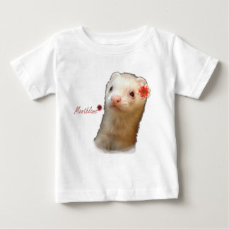 Camiseta Para Bebê Flower ferret