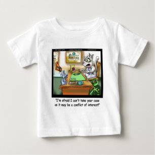 Camiseta Para Bebê Fluffy Cohen Advogada @Claw Gato Divertido & Advog