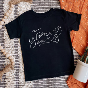 Camiseta Para Bebê Forever Young