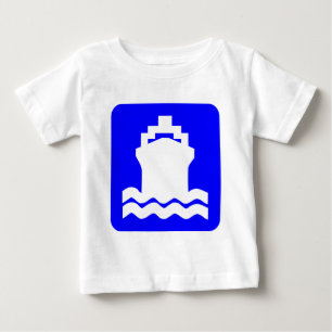 Camiseta Para Bebê Forma de Entrega - Azul