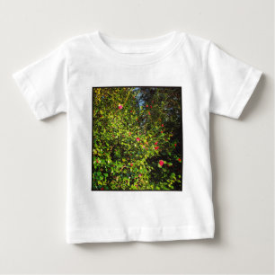 Camiseta Para Bebê Foto Quadrada - Arbusto de Magnólia 02