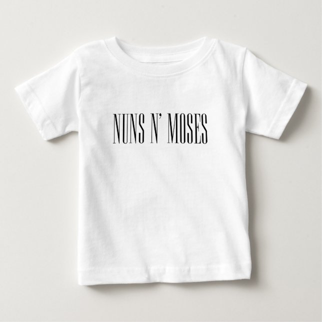 Camiseta Para Bebê Freiiras N' Moisés (Frente)