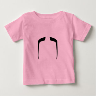 Camiseta Para Bebê Fu Manchu Mustache