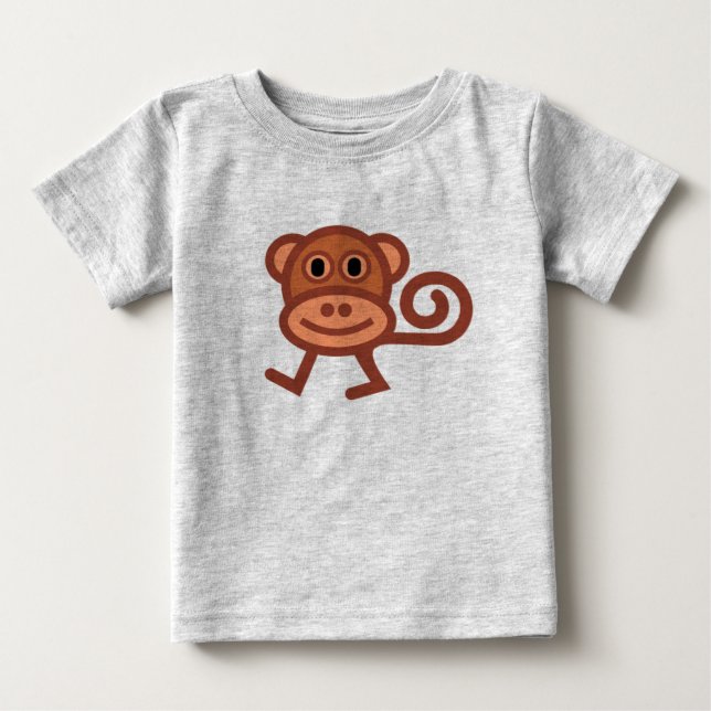 Camiseta Para Bebê Funky Munky Onsie (Frente)