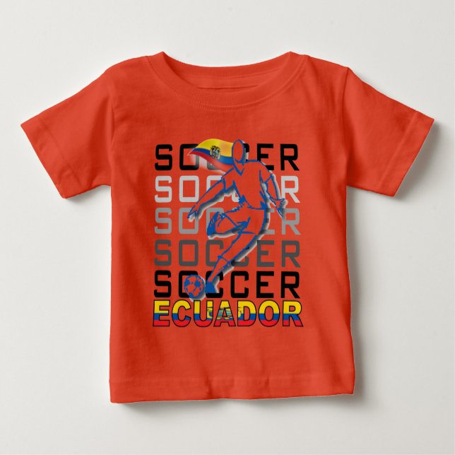 Camiseta Para Bebê Futebol da América do Equador 2011 (Frente)