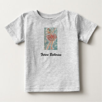 Camiseta Para Bebê Future Ballerina