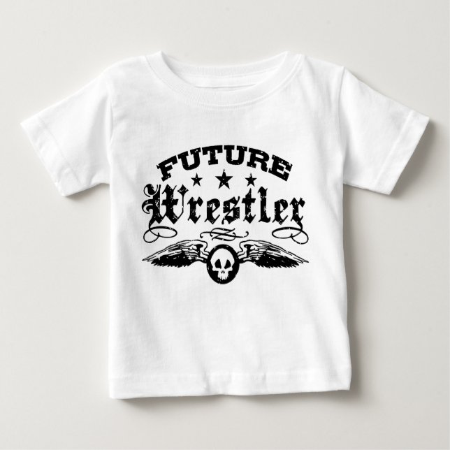 Camiseta Para Bebê Futuro Lutador (Frente)